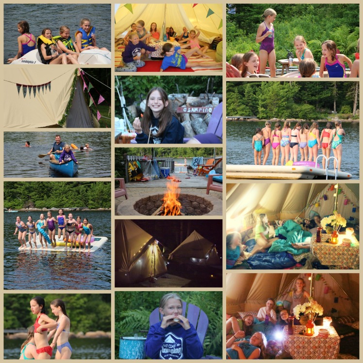 GlampingPartyCollage